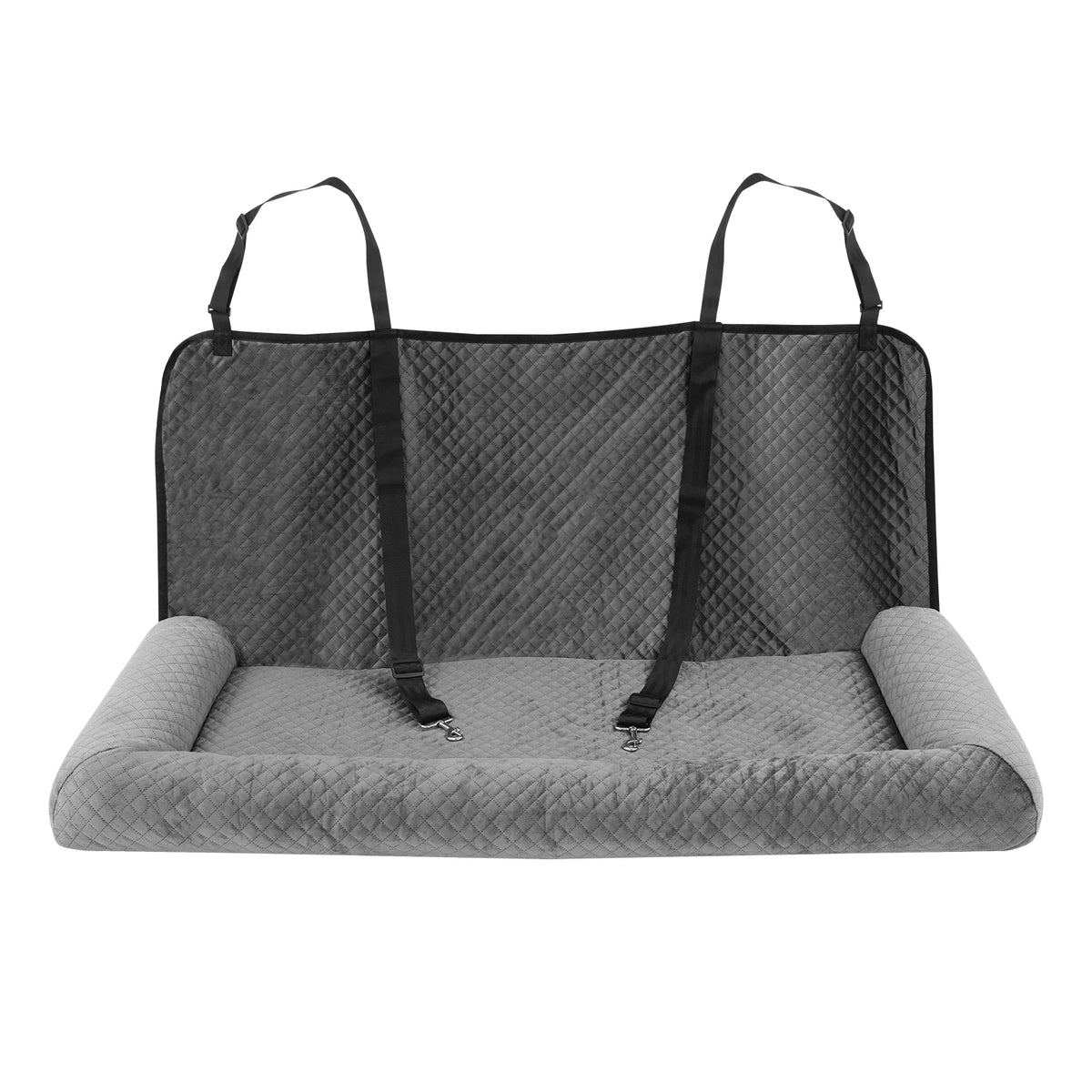 Dog Car Seat Bed With Resilient Support For Comfortable Travel