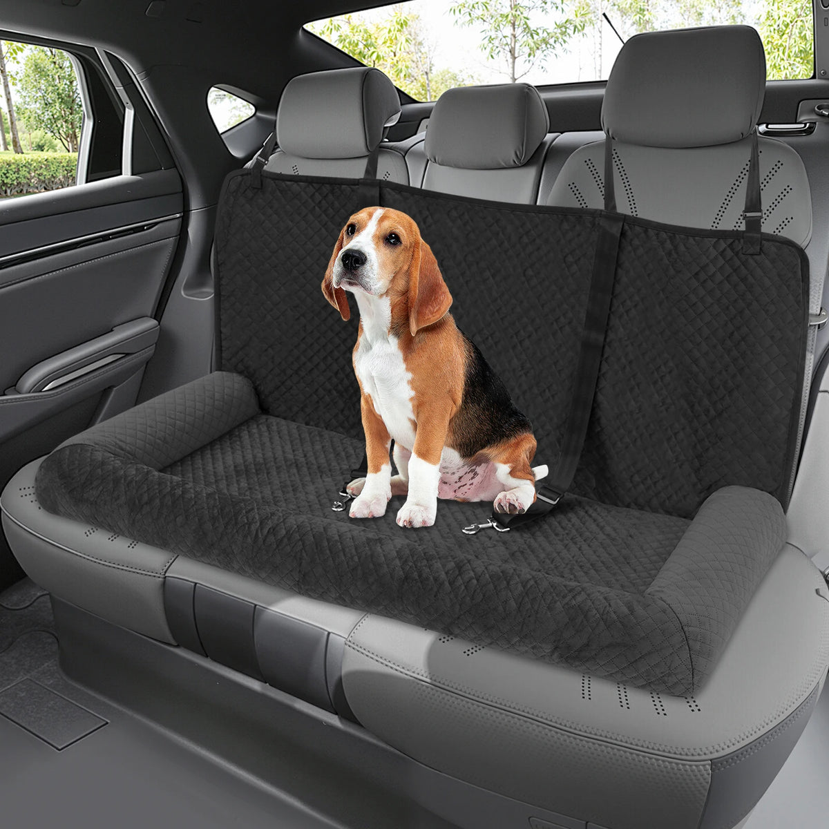 Dog Car Seat Bed With Resilient Support For Comfortable Travel