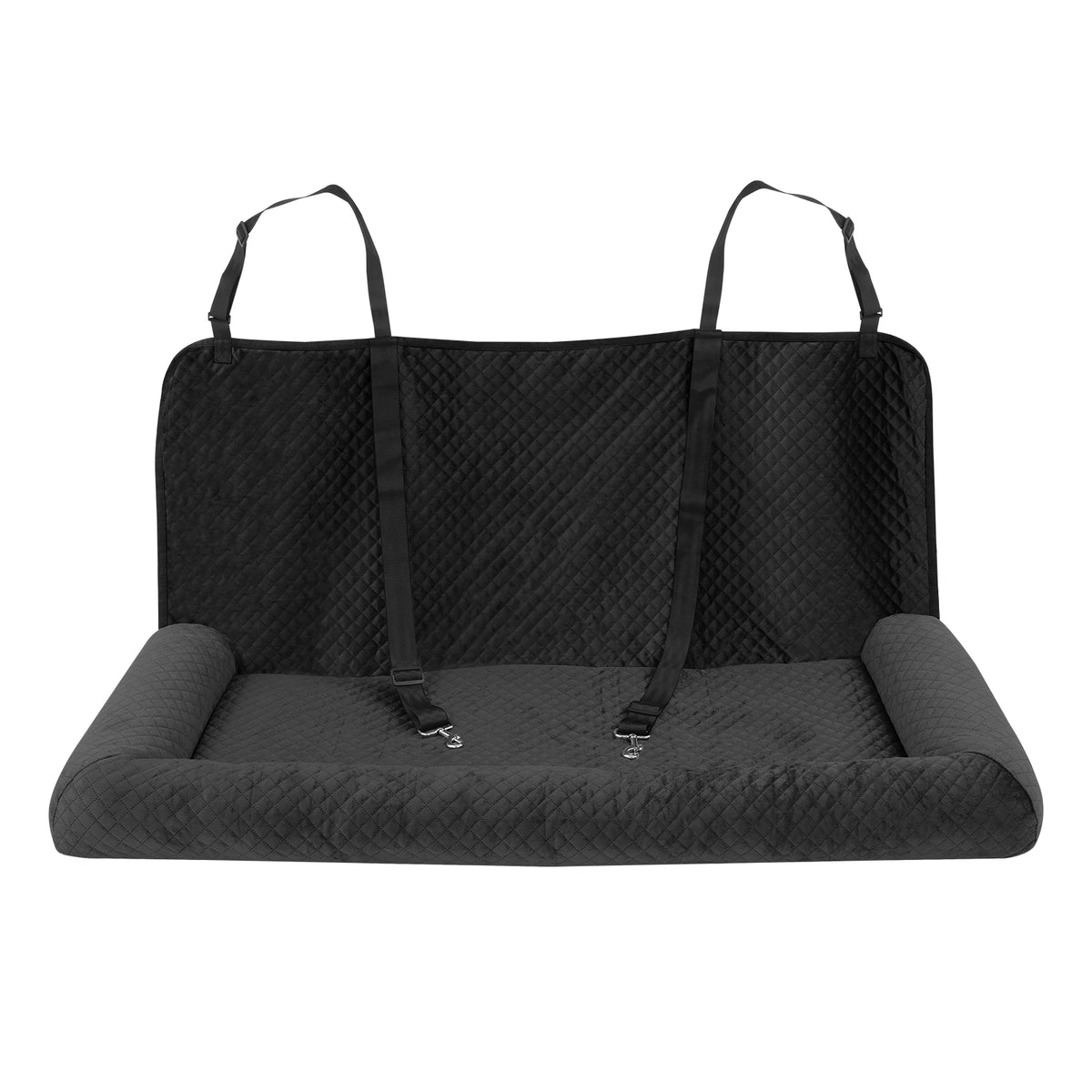 Dog Car Seat Bed With Resilient Support For Comfortable Travel