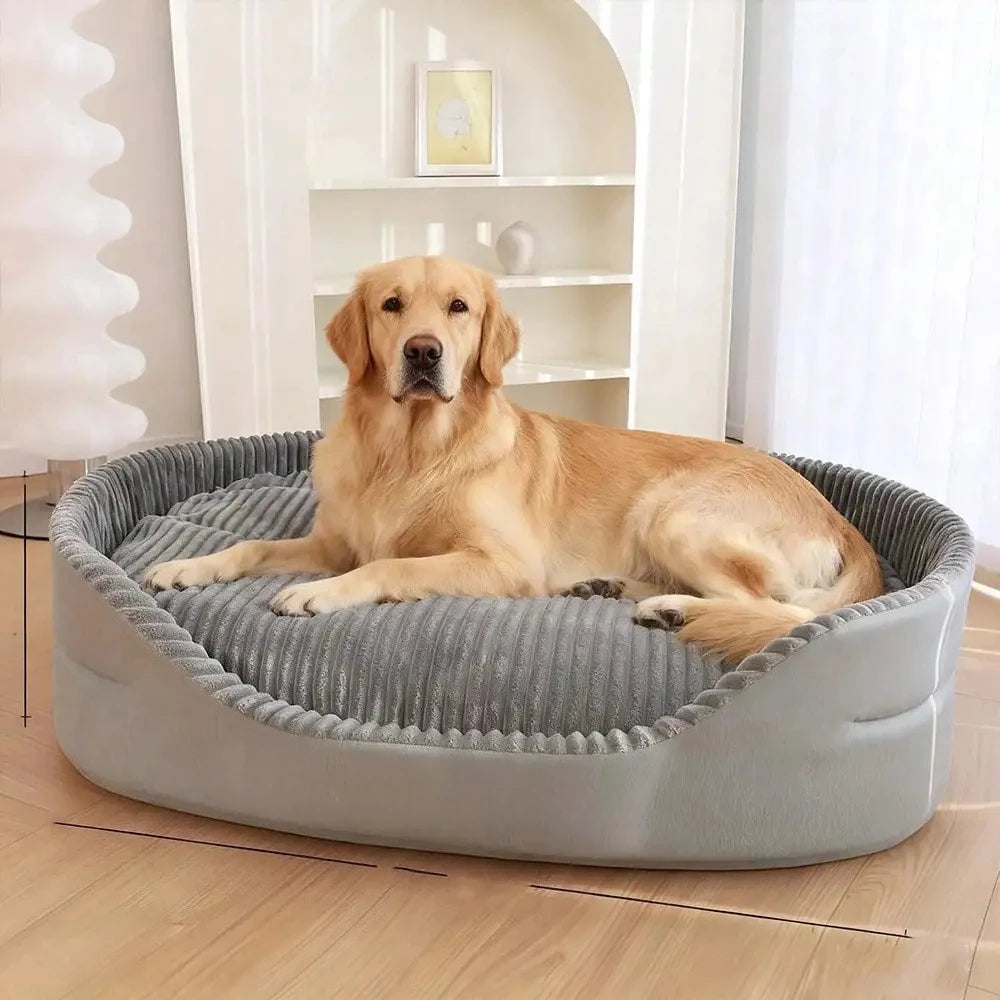 Machine Washable Pet Bed for Dogs and Cats All Season