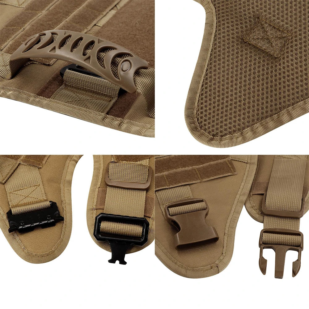 Petravel Padded Nylon Dog Harness And Training Leash Set
