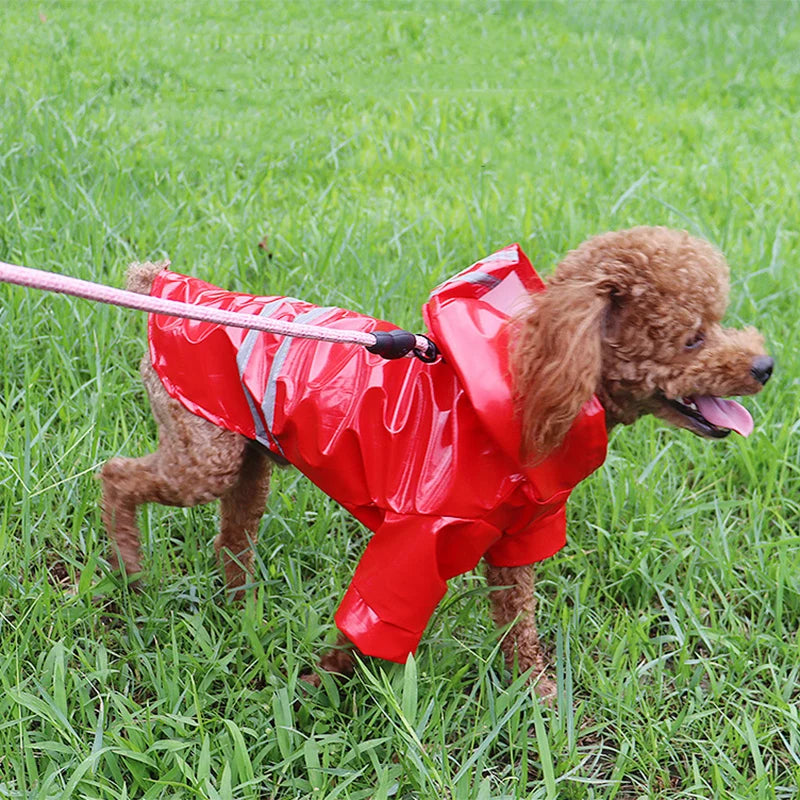 Waterproof Reflective Raincoat For Dogs And Cats Outdoor Protection