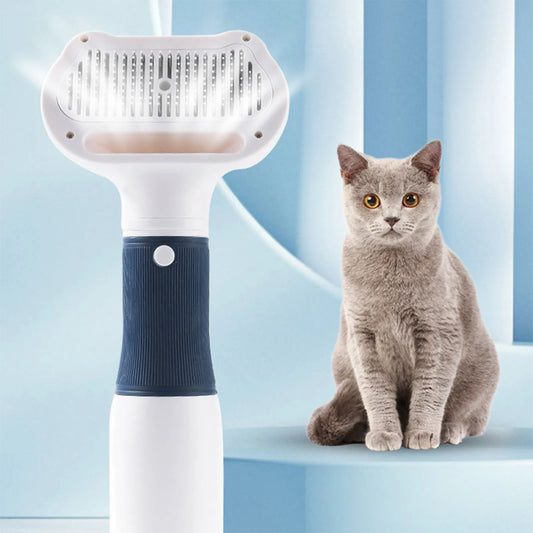 Quiet Pet Grooming Hair Dryer Brush For Cats And Dogs