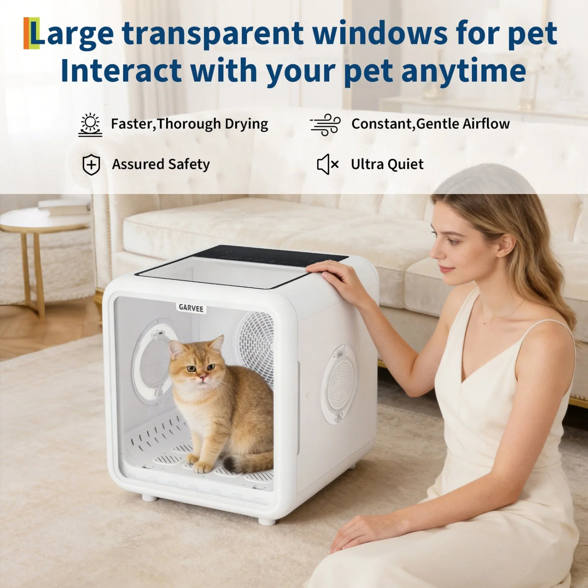 Himiss Automatic Pet Dryer Box With 360 Smart Temperature Control