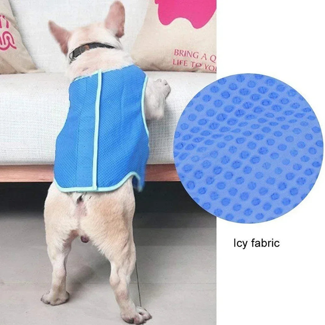 Dog Summer Cooling Vest, Pet Cooling Clothes Dog Cat Cooling Vest, Summer Heat Relief Vest Pet Dog Clothes Summer Clothes