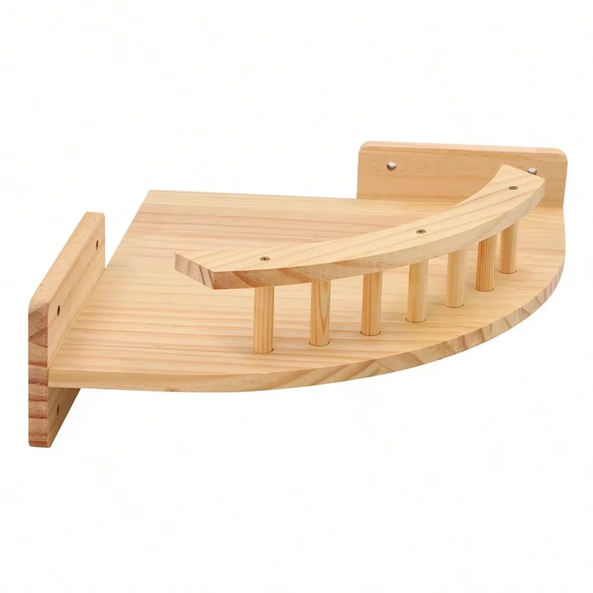 CWV Wall Mounted Cat Hammock Shelves With Pine Steps