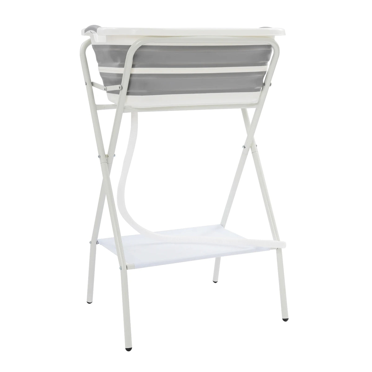 Collapsible Elevated Dog Bath Tub With Drainage Pet Grooming Station