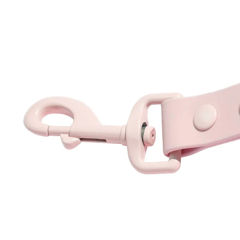6' TPU Water Resistant Standard Dog Leash, Pink