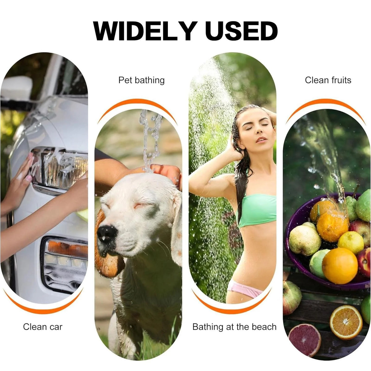 Rechargeable Handheld Pet Bath Sprayer With Adjustable Water Flow