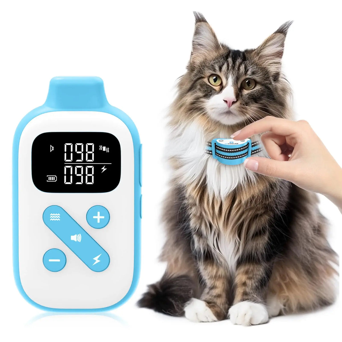 PaiPaitek Wireless Cat Training Collar With Long Range Remote Control