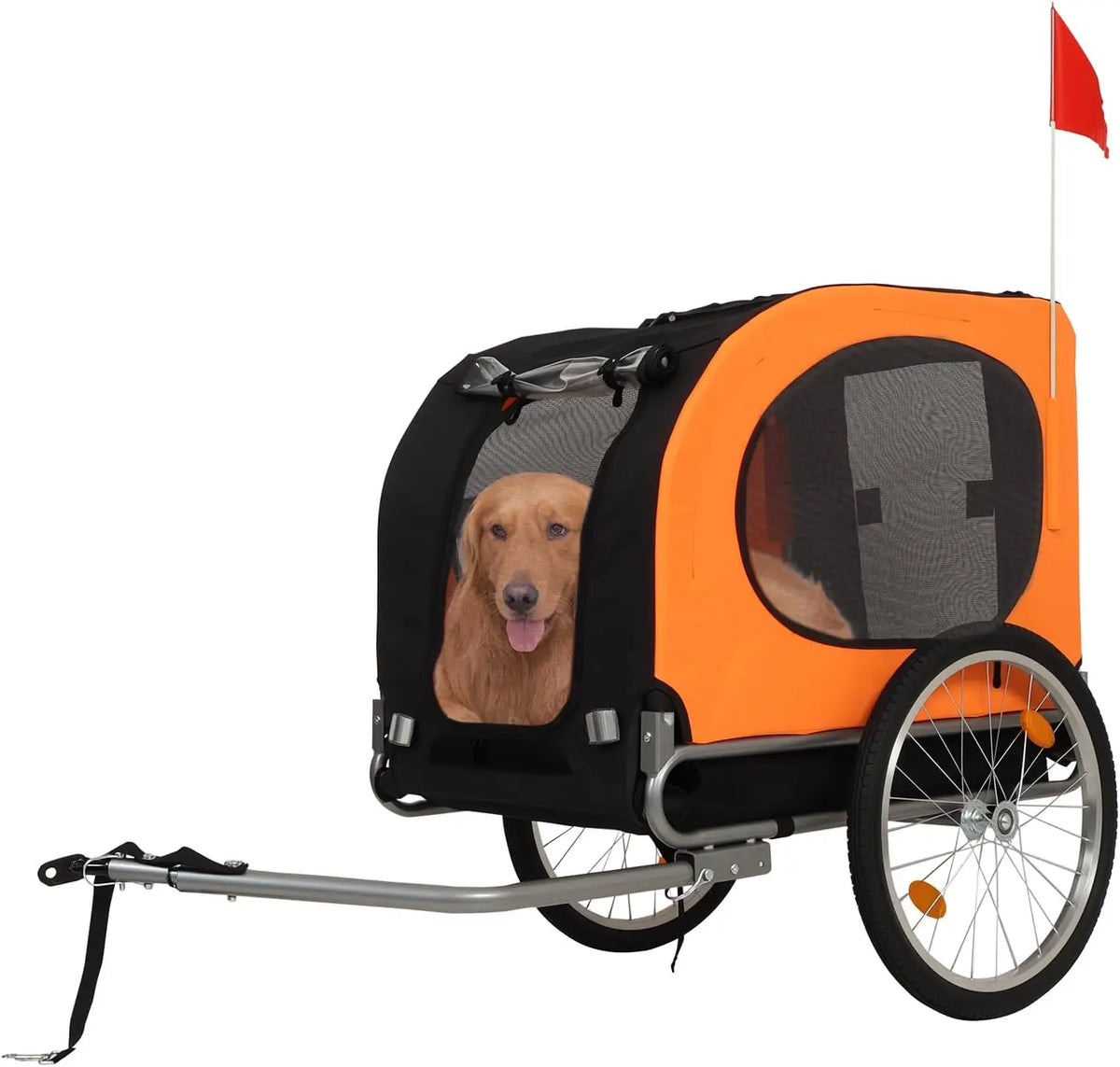 Twister Ck Foldable Dog Bike Trailer For Comfortable Pet Rides