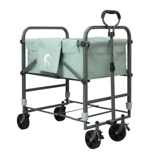 Adjustable Elevated Dog Bathtub With Wheels Foldable Pet Grooming Station