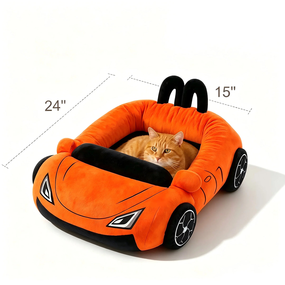 CWV Supercar Coral Fleece Pet Bed With Soft Pillow