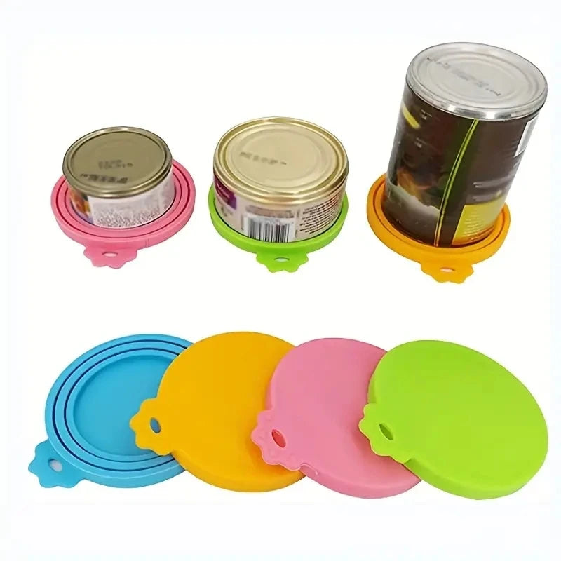 Reusable Silicone Pet Can Lid Bpa Free Universal Food Cover