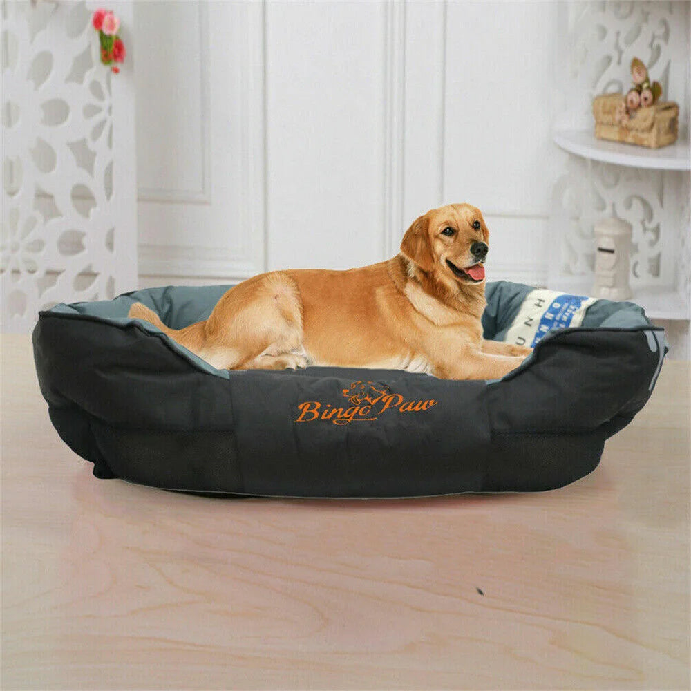 Borwart Orthopedic Waterproof Dog Bed With Removable Washable Cover
