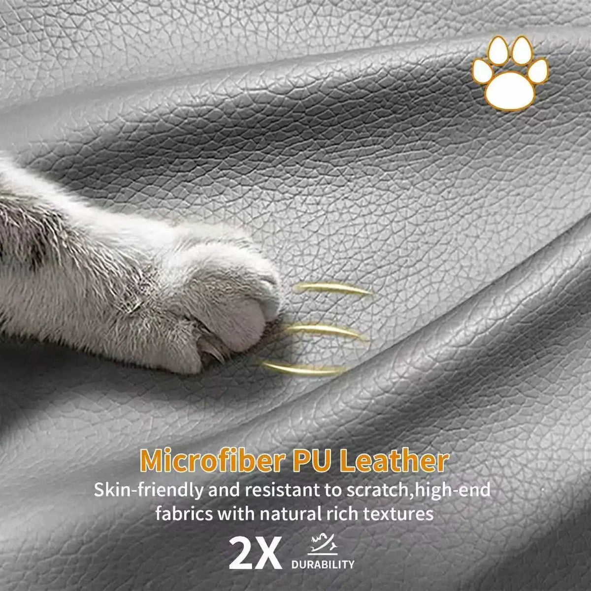Bingopaw Human Size Dog Bed for Adults & Pets, Foldable Giant Dog Bed Mat with Scratch-Proof PU Leather Edge, High Density Foam Orthopedic Pet Couch Floor Bed, Washable Cover & Handles, 71"x37"