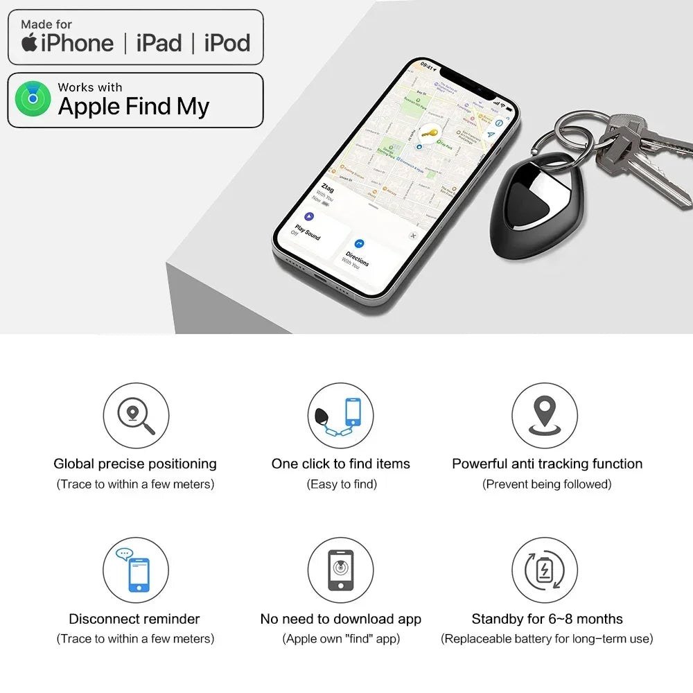 Waterproof Bluetooth GPS Tracker For Pets Cars With App Control