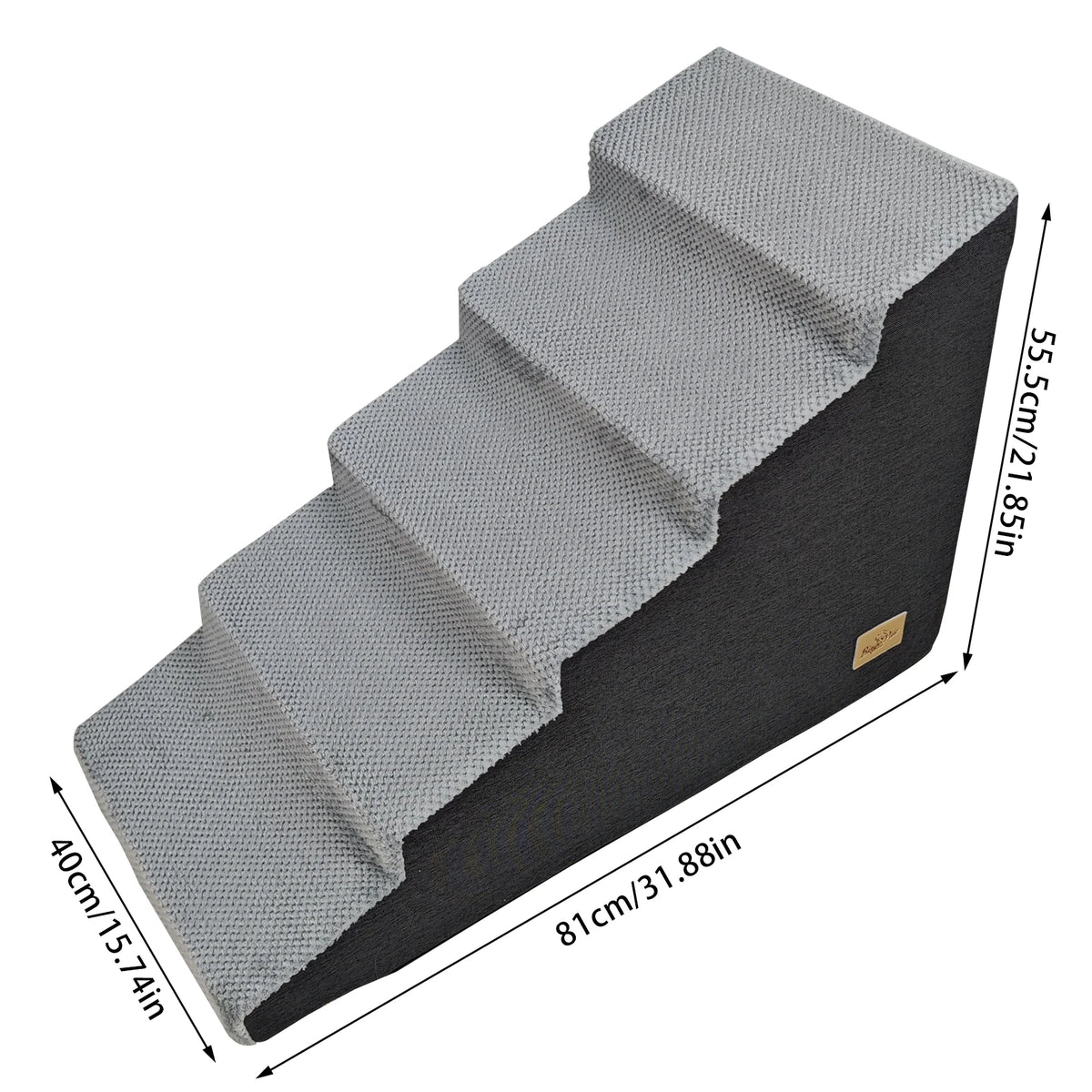 Premium High Density Foam Dog Step Ramp With Washable Cover