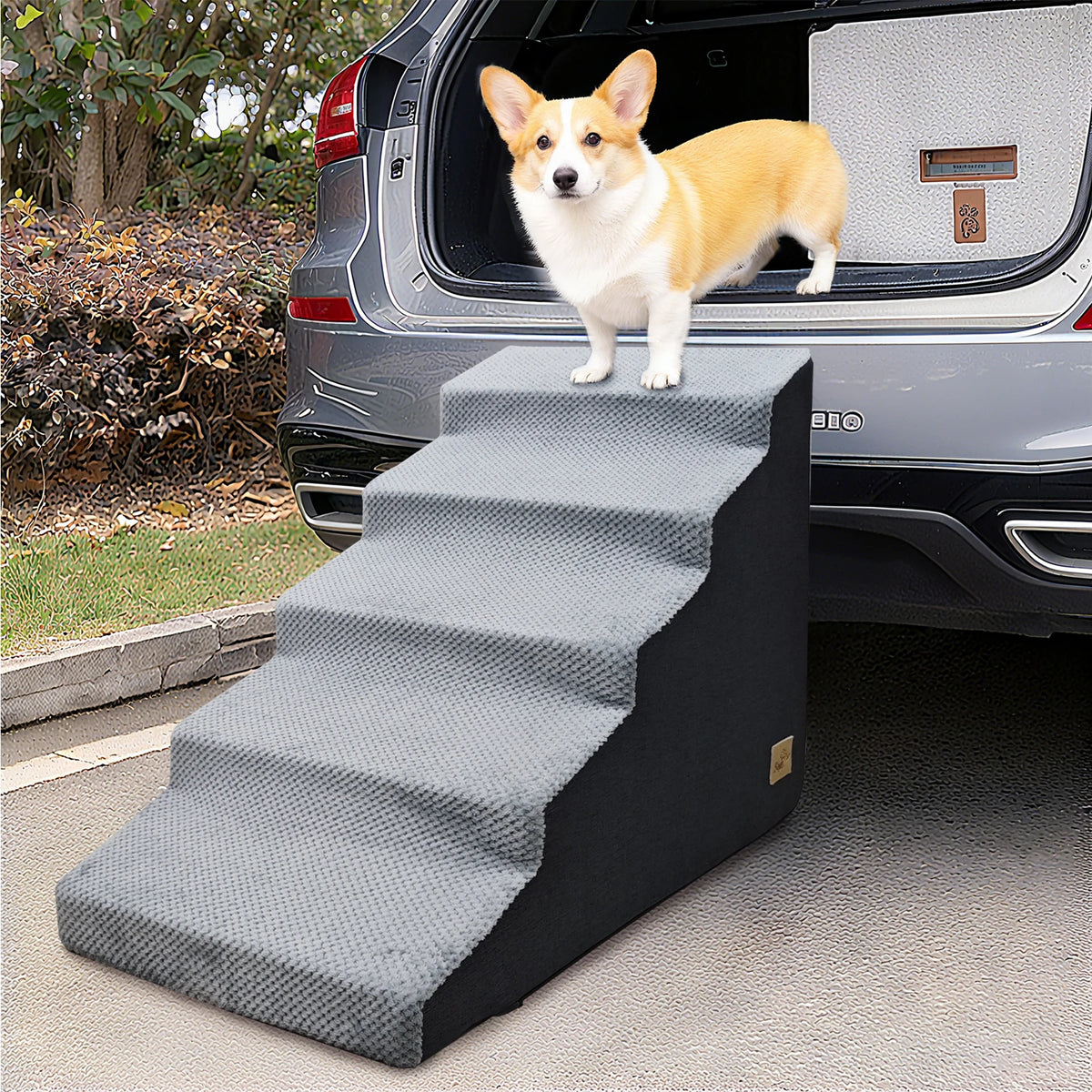 High Density Foam Dog Stairs For Small Dogs With Cover