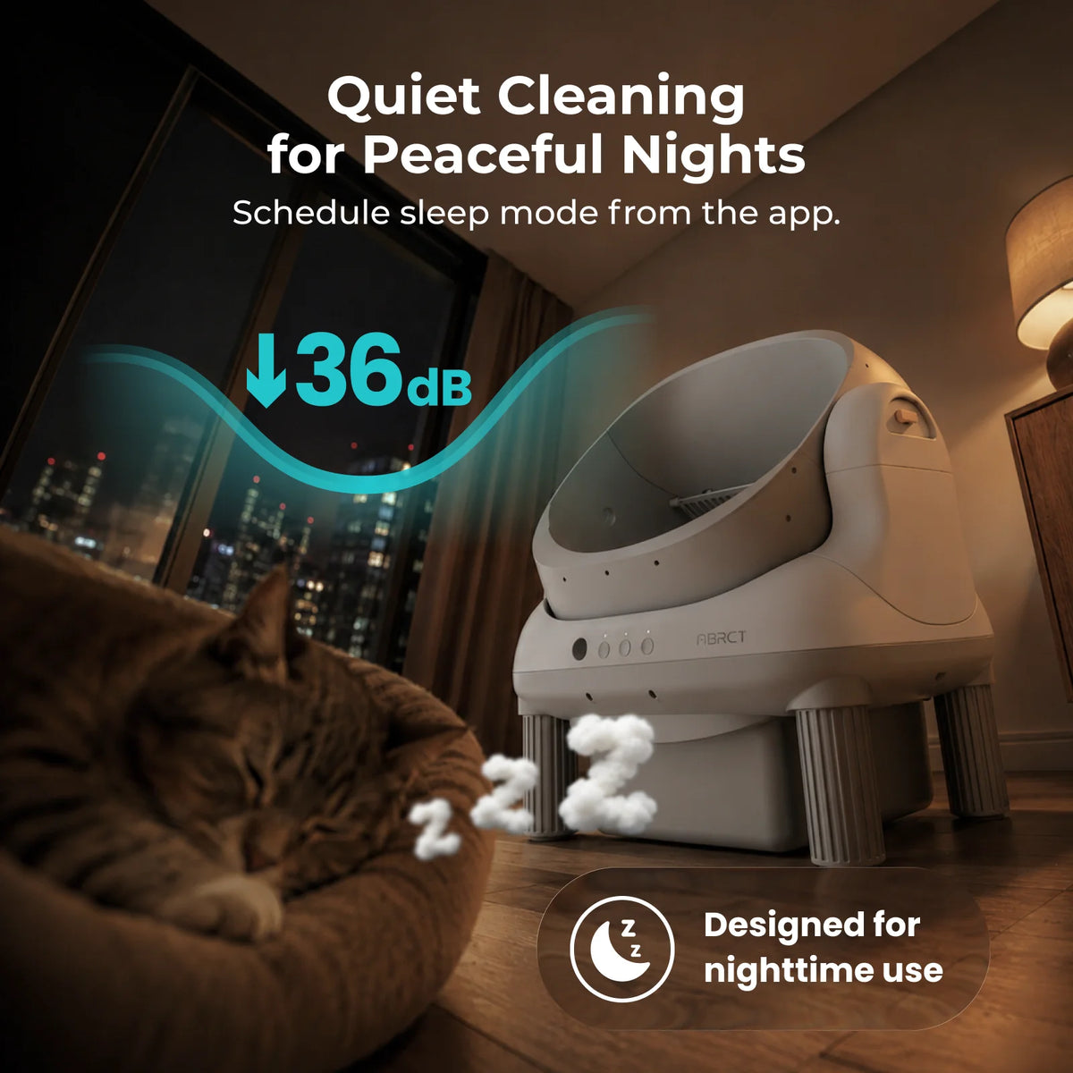 Open Top Self Cleaning Litter Box,Electronic Hands-Free,Smart Robot,Automatic Cleaning Litter Box-App Control & Safe Anti-Pinch,with Safety Sensors & Liner for Small &Medium-sized Cats