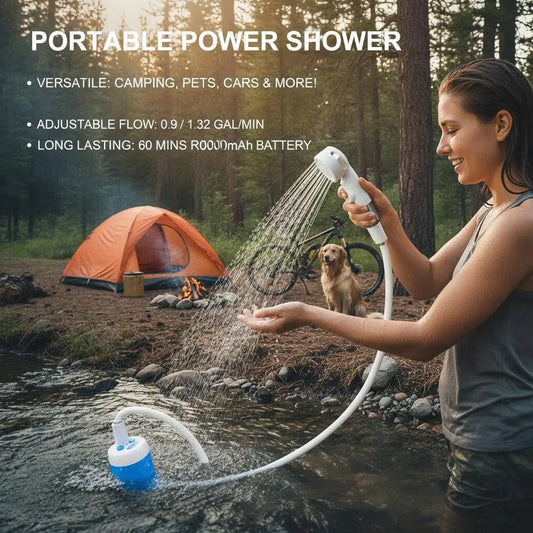 Rechargeable Handheld Pet Bath Sprayer With Adjustable Water Flow