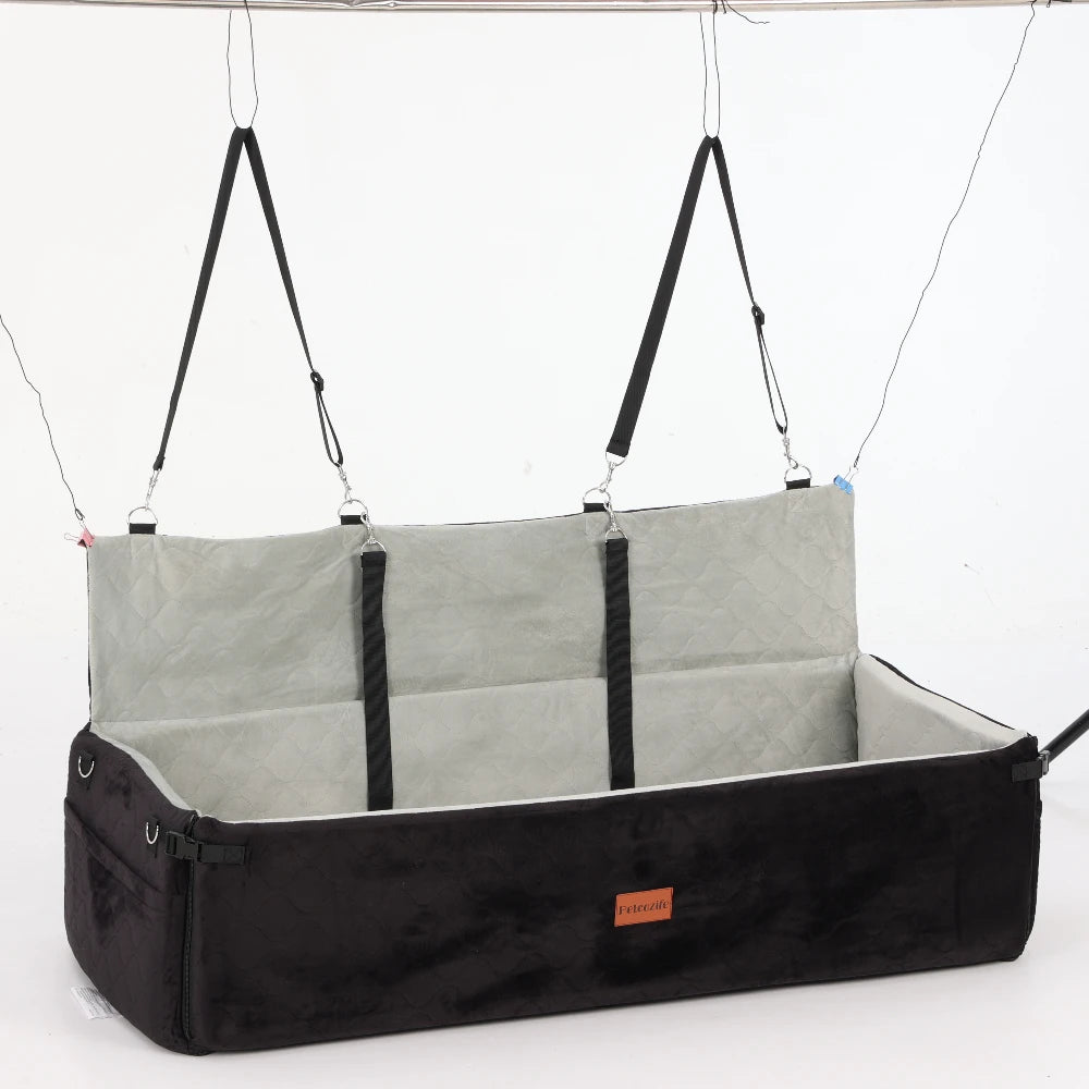Multi Functional Dog Car Seat With Thick Cushion And Leashes