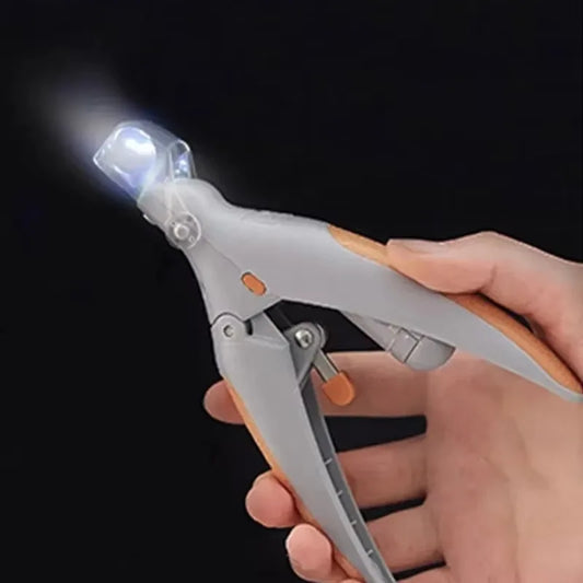 Led Light Pet Nail Clipper With Magnifier Lens For Pets