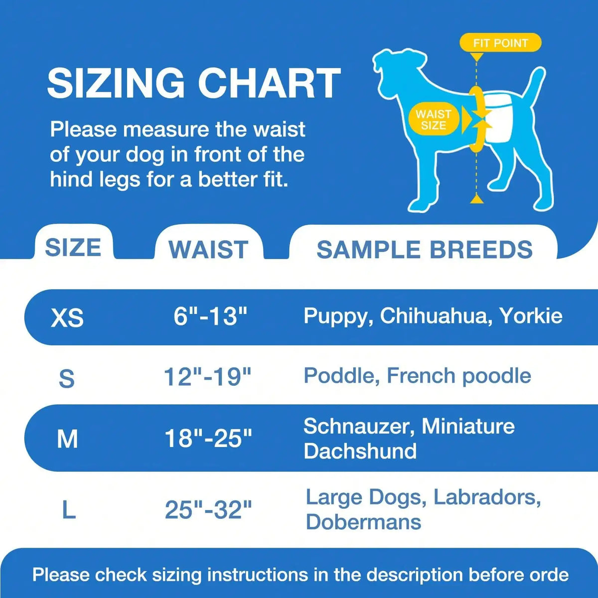 DONO'S DIARY Dog Diapers Male, Disposable Male Dog, Ultra Absorbent Doggie Diapers, Rapid-Dry Leak-Proof Puppy Diapers, Wetness Indicator Excitable Urination Incontinence
