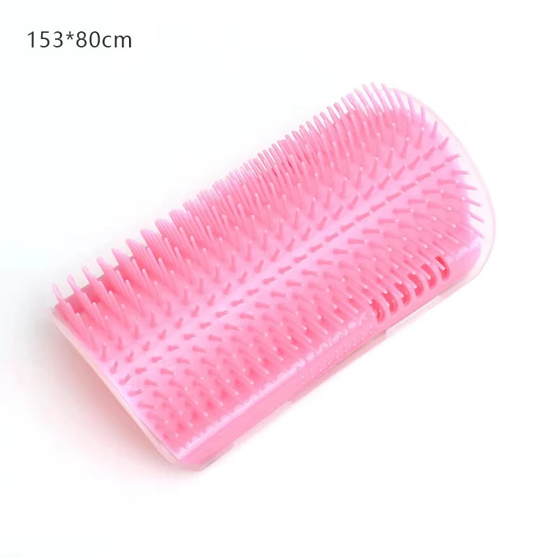 Cat Scratcher And Grooming Comb With Catnip For Pets