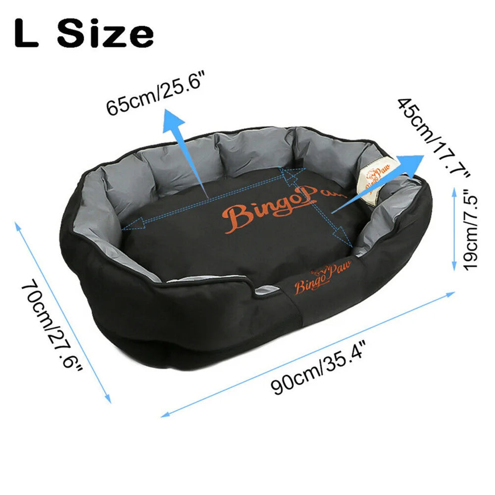 Borwart Orthopedic Waterproof Dog Bed With Removable Washable Cover