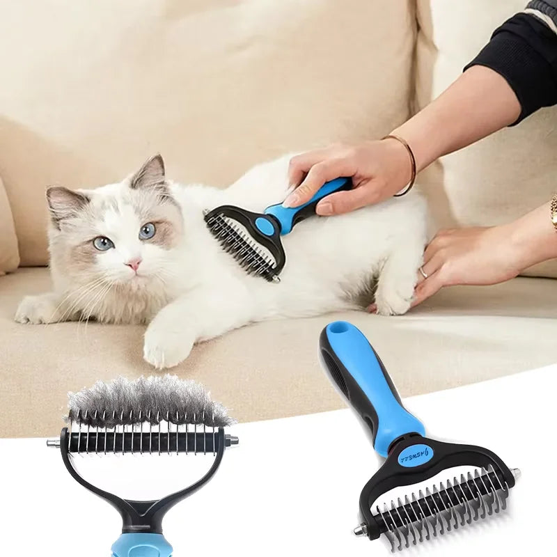 Professional Double Sided Pet Grooming Brush For Dogs And Cats