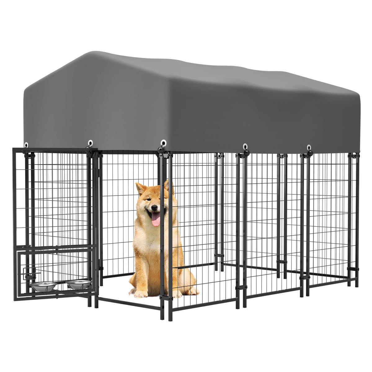 Heavy Duty Welded Wire Dog Kennel With Double Lock System