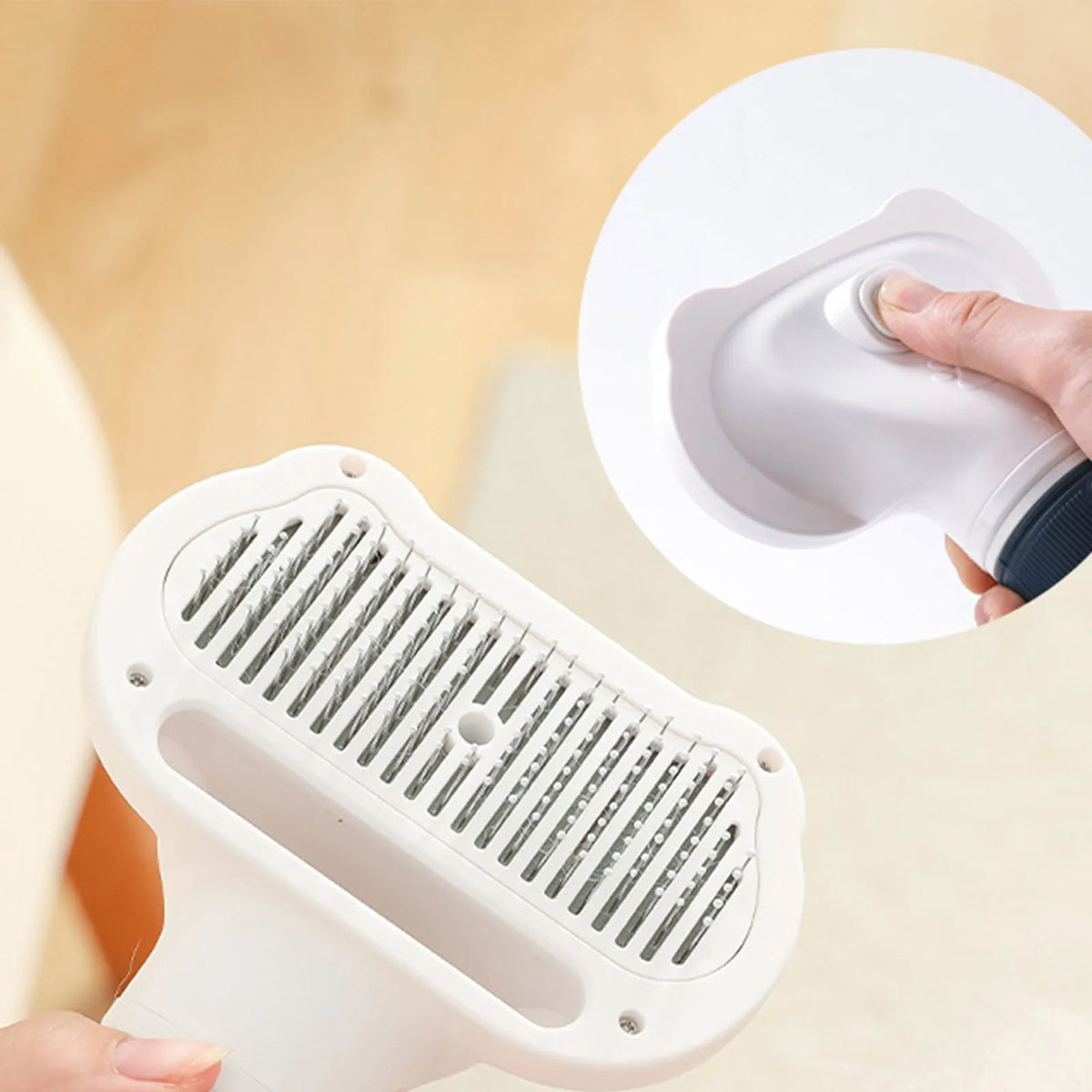 Quiet Pet Grooming Hair Dryer Brush For Cats And Dogs