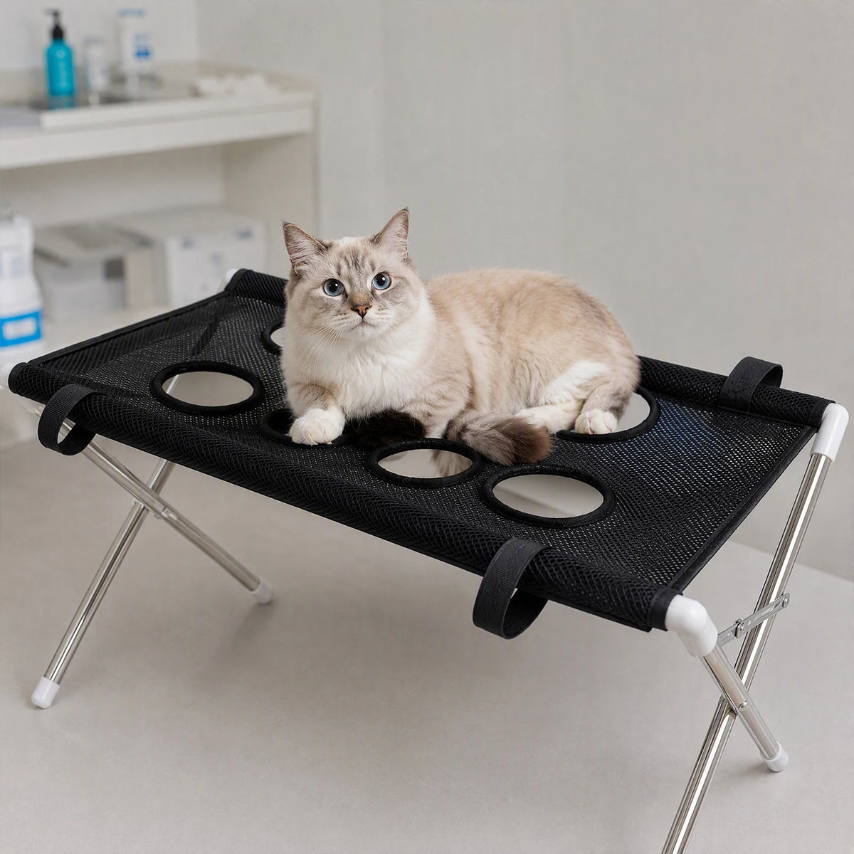 Professional Foldable Pet Grooming Hammock For Dogs And Cats Bathing