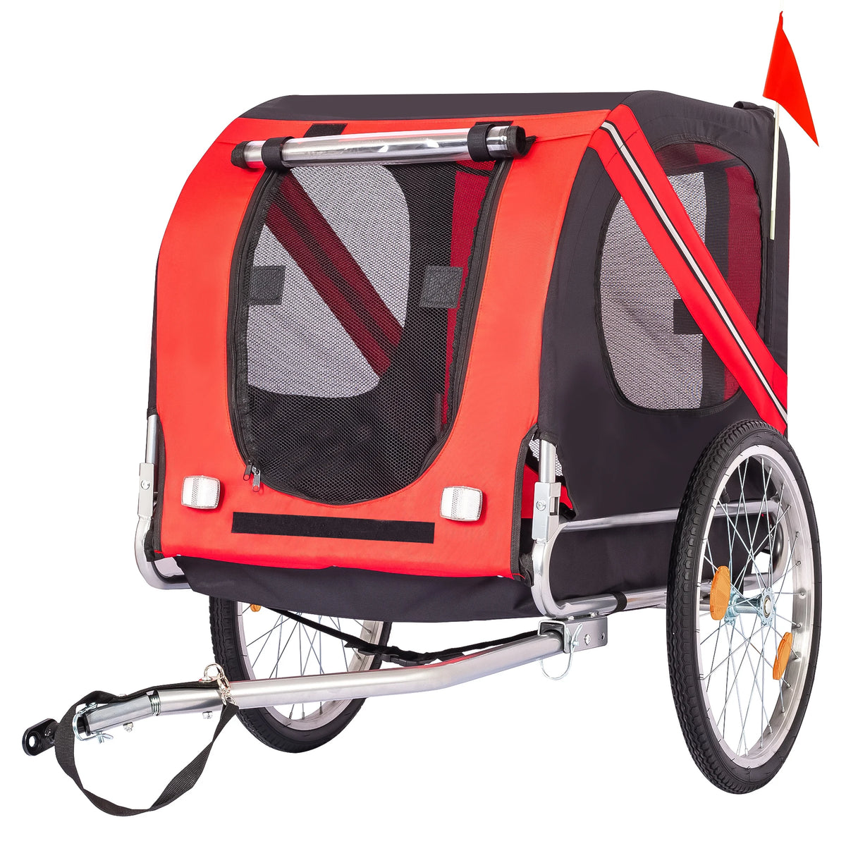 Twister Ck Foldable Dog Bike Trailer For Comfortable Pet Rides