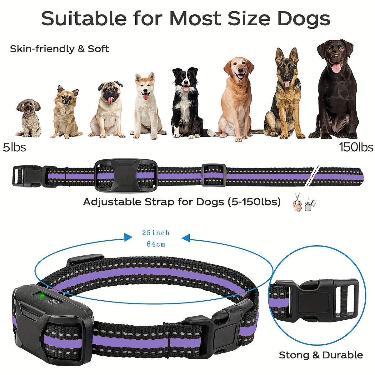 WXRPET Waterproof Electric Dog Training Collar With Remote Control