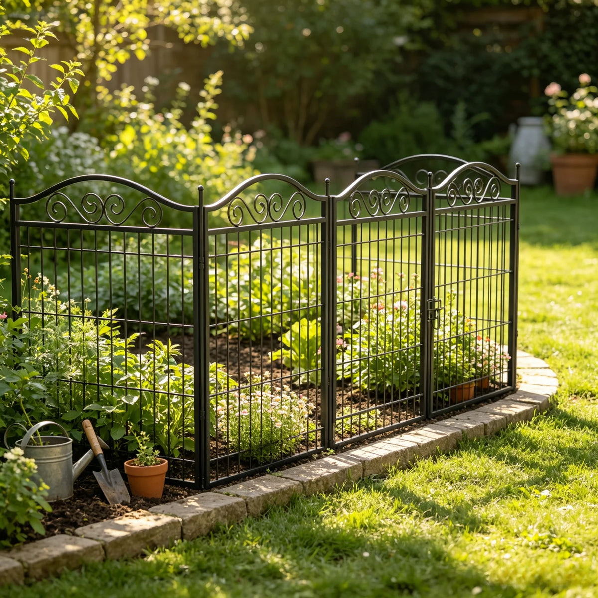 Bingopaw Heavy Duty Foldable Metal Dog Playpen With Gate
