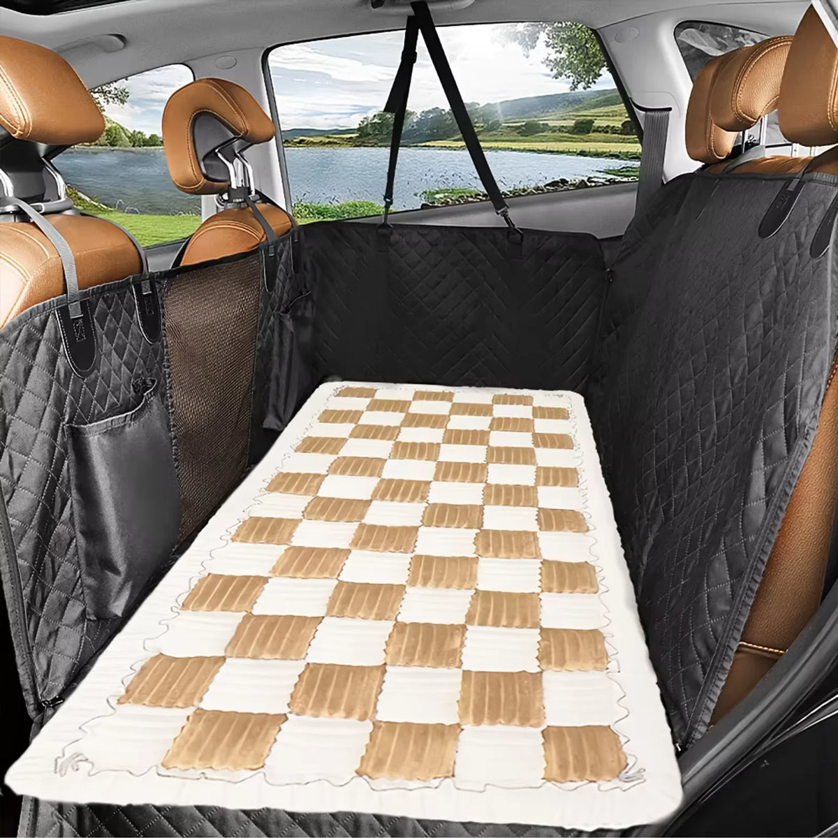 Dog Bed Mat Car Seat Protector Anti Slip Washable Fleece