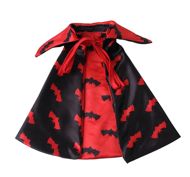 New Halloween Reversible Bat Pet Vampire Cape Costume Party Outfit For Cats Small Dogs for pet Gifts