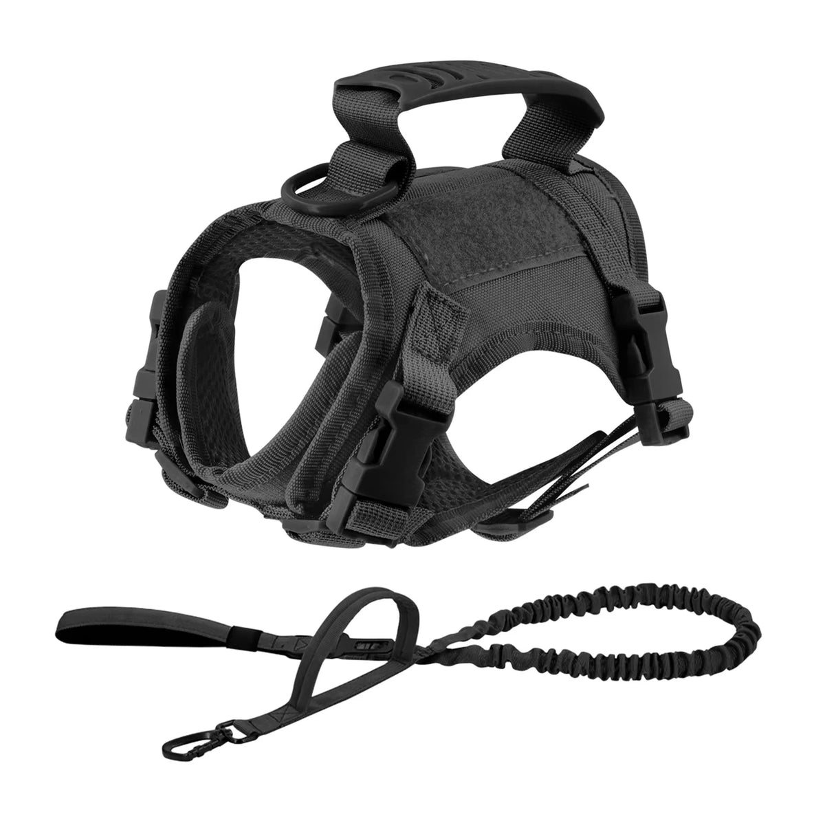 Adjustable Nylon Dog And Cat Harness With Leash Set