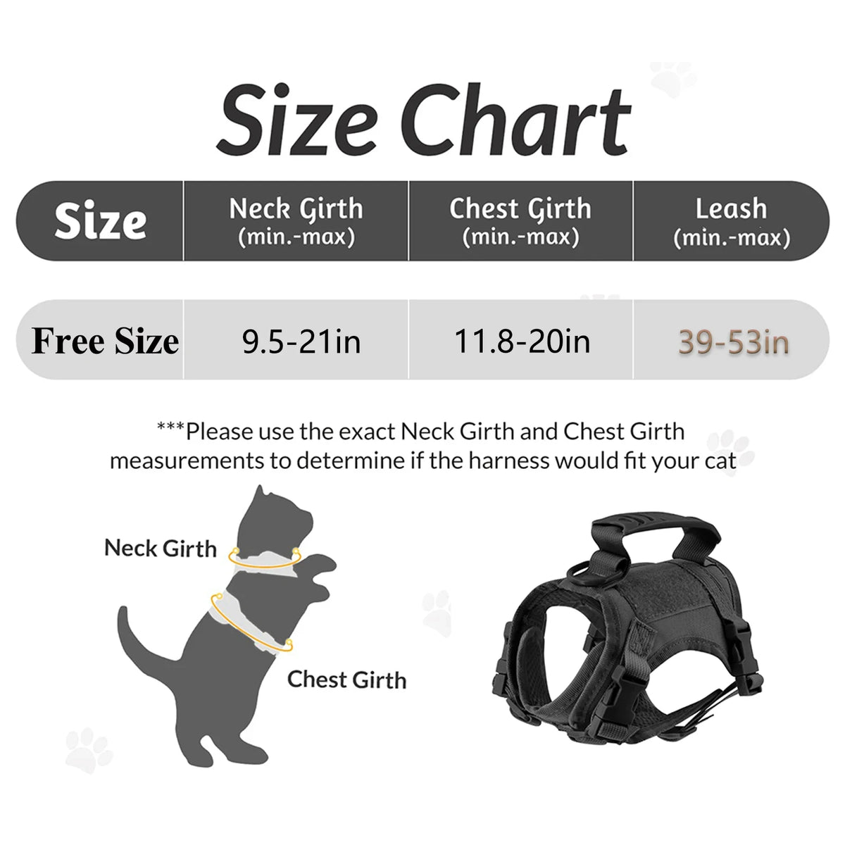 Adjustable Nylon Dog And Cat Harness With Leash Set