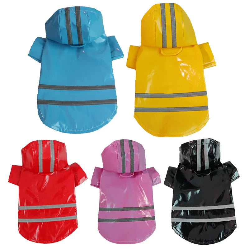 Waterproof Reflective Raincoat For Dogs And Cats Outdoor Protection