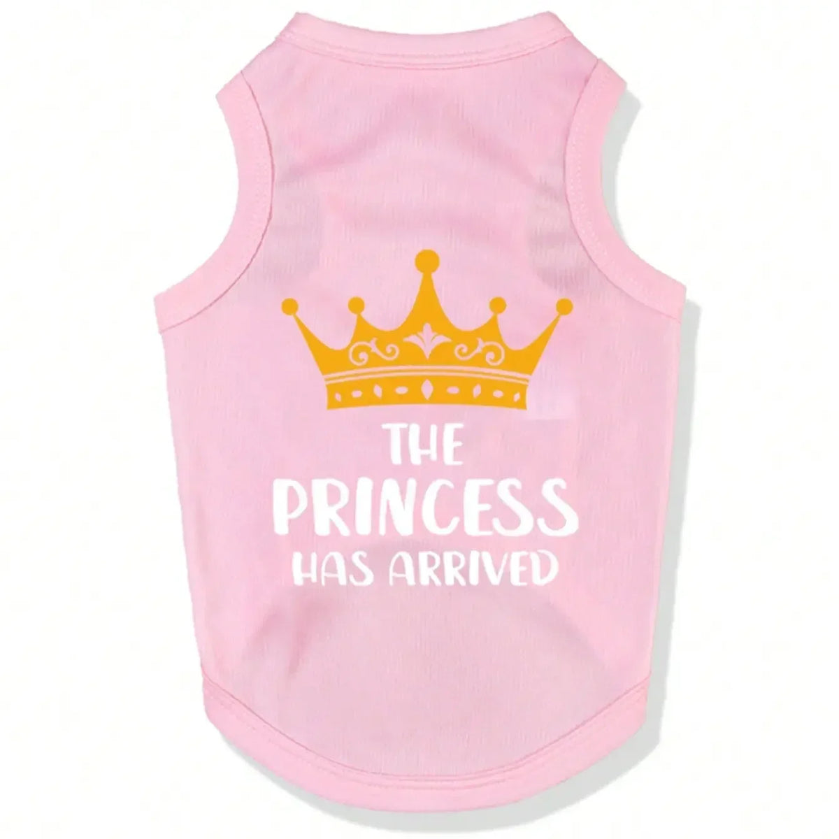 2 Piece Pet Prince Princess Vest Set, Cat Dog Universal Crown Slogan Breathable Sleeveless Shirt, Puppy Clothes, All Seasons Pet Apparel