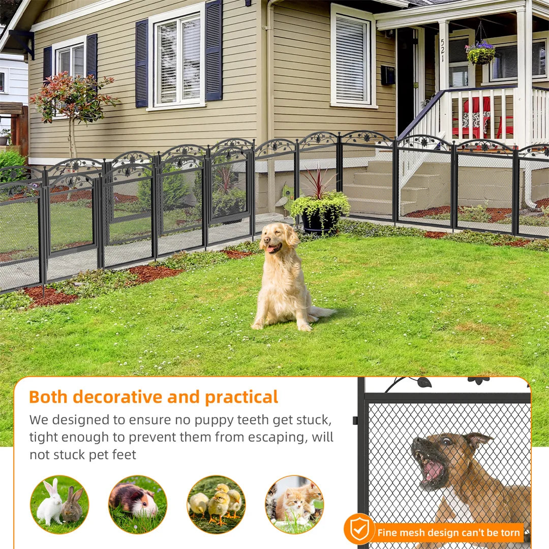 Bingopaw Heavy Duty Metal Dog Playpen For Secure Indoor Use