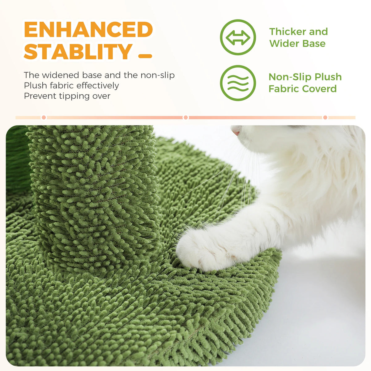 PAWZ Road Cat Scratching Post With Sisal Poles Interactive Toy