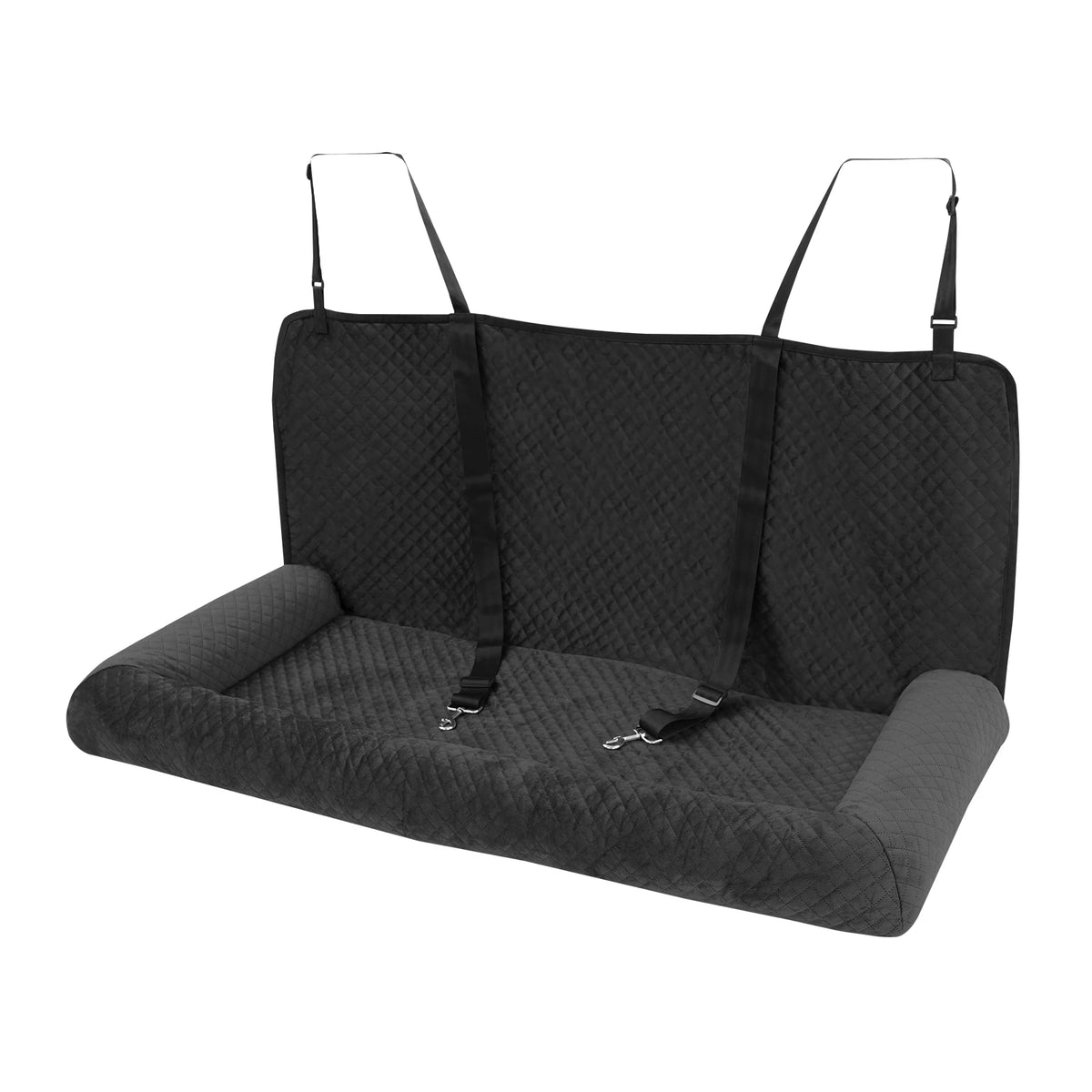 Dog Car Seat Bed With Resilient Support For Comfortable Travel