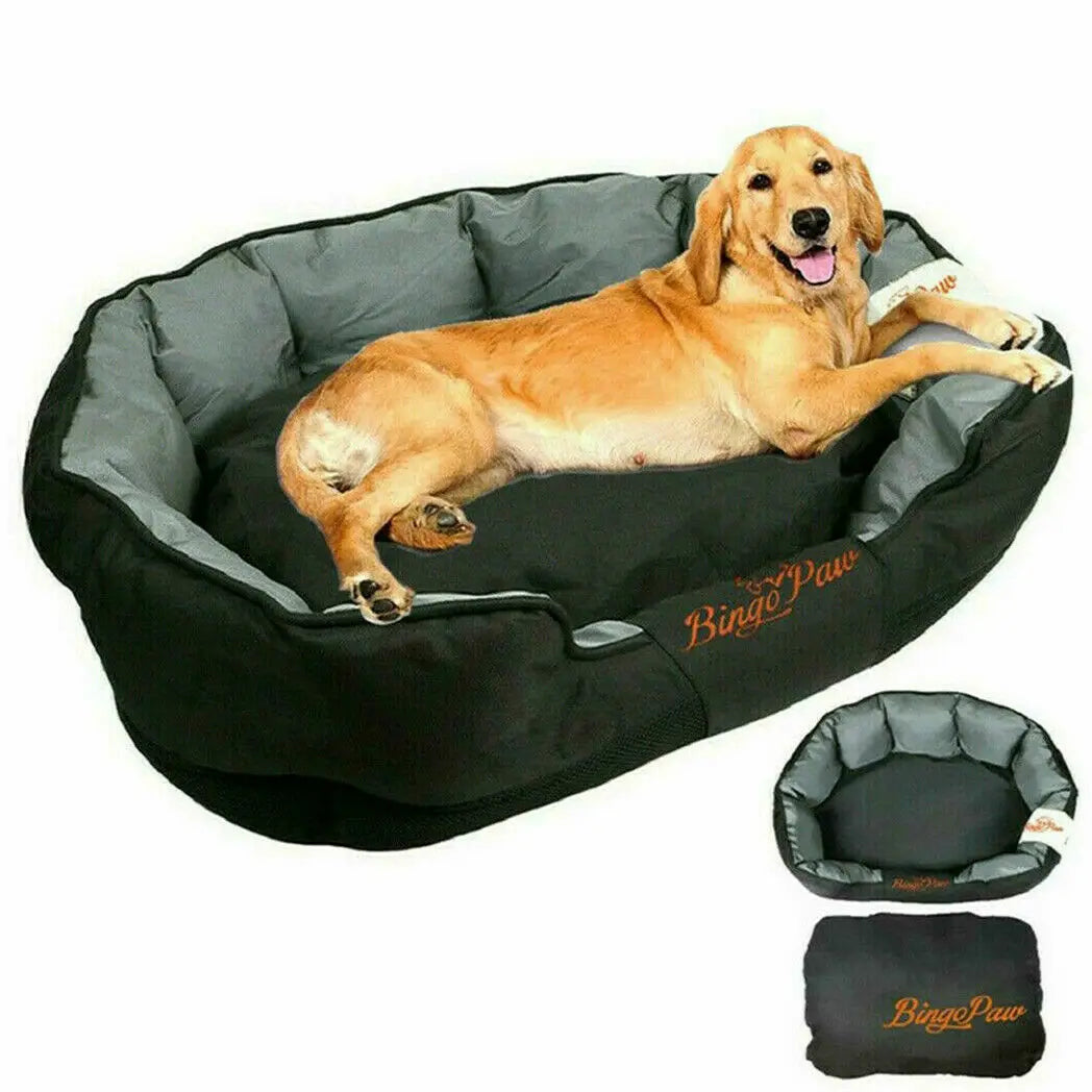 Borwart Orthopedic Waterproof Dog Bed With Removable Washable Cover