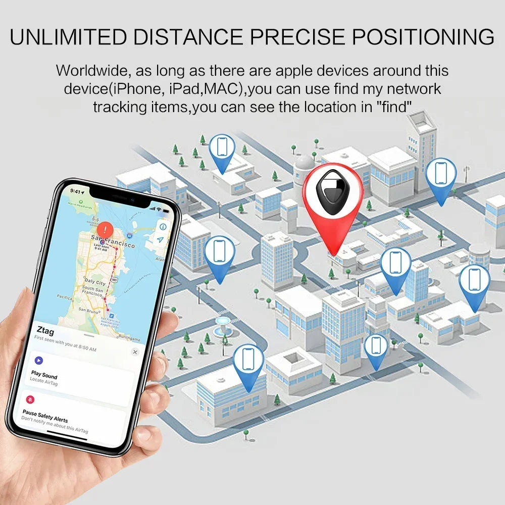 Waterproof Bluetooth GPS Tracker For Pets Cars With App Control