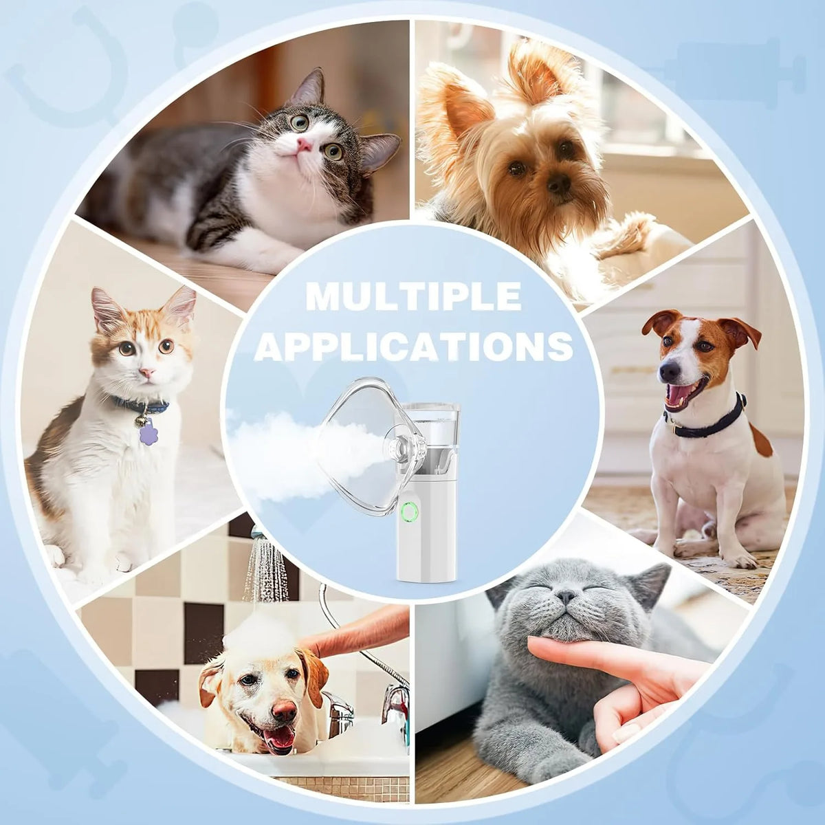 Professional Pet Asthma Inhaler Nebulizer For Veterinary Respiratory Care