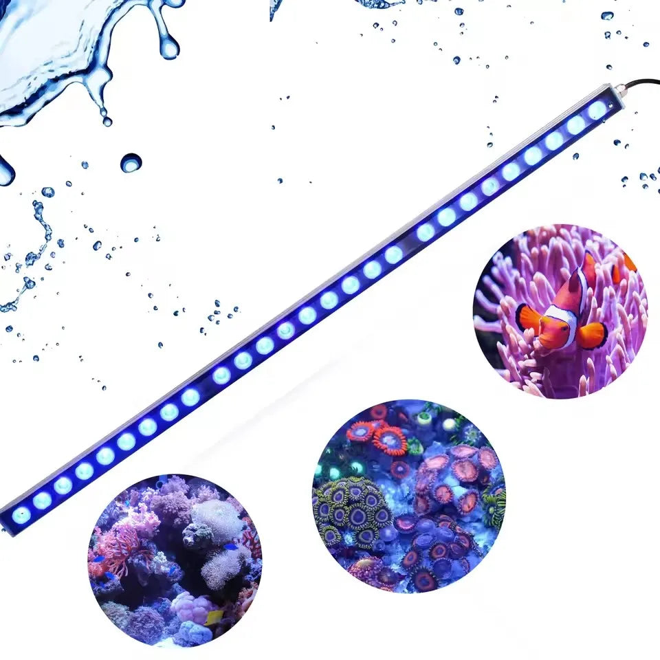 Populargrow 85cm Light Led Strip Length 81W Led Aquarium Lamp for Coral Reef Fish Tank